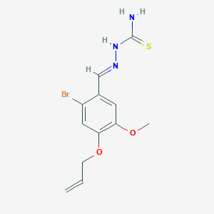 4-(allyloxy)-2-bromo-5-methoxybenzaldehyde thiosemicarbazone