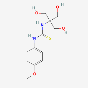 1-[1,3-Dihydroxy-2-(hydroxymethyl)propan-2-yl]-3-(4-methoxyphenyl)thiourea