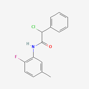 2-chloro-N-(2-fluoro-5-methylphenyl)-2-phenylacetamide