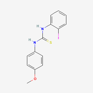 molecular formula C14H13IN2OS B4338789 1-(2-Iodophenyl)-3-(4-methoxyphenyl)thiourea 