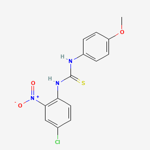 1-(4-Chloro-2-nitrophenyl)-3-(4-methoxyphenyl)thiourea