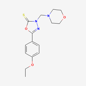 5-(4-Ethoxyphenyl)-3-(morpholin-4-ylmethyl)-1,3,4-oxadiazole-2-thione