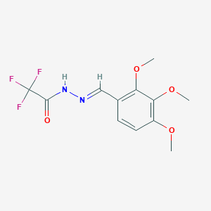 2,2,2-trifluoro-N-[(E)-(2,3,4-trimethoxyphenyl)methylideneamino]acetamide