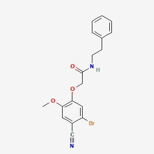 2-(5-BROMO-4-CYANO-2-METHOXYPHENOXY)-N~1~-PHENETHYLACETAMIDE