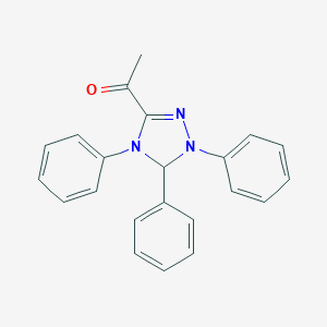 molecular formula C22H19N3O B433903 1-(2,3,4-triphenyl-3H-1,2,4-triazol-5-yl)ethanone CAS No. 21978-76-7