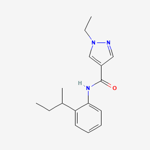 N-(2-butan-2-ylphenyl)-1-ethyl-pyrazole-4-carboxamide