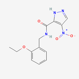 N-(2-ethoxybenzyl)-4-nitro-1H-pyrazole-3-carboxamide