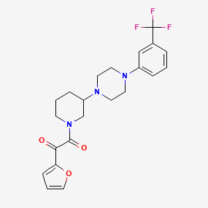 1-(2-furyl)-2-oxo-2-(3-{4-[3-(trifluoromethyl)phenyl]-1-piperazinyl}-1-piperidinyl)ethanone