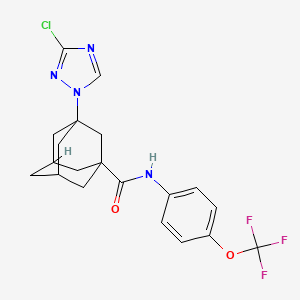 3-(3-CHLORO-1H-1,2,4-TRIAZOL-1-YL)-N~1~-[4-(TRIFLUOROMETHOXY)PHENYL]-1-ADAMANTANECARBOXAMIDE