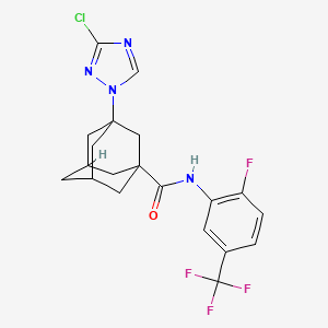 3-(3-CHLORO-1H-1,2,4-TRIAZOL-1-YL)-N~1~-[2-FLUORO-5-(TRIFLUOROMETHYL)PHENYL]-1-ADAMANTANECARBOXAMIDE