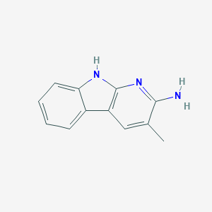 molecular formula C12H11N3 B043393 2-Amino-3-methyl-9H-pyrido[2,3-b]indole CAS No. 68006-83-7
