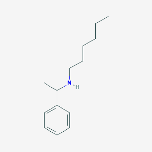 N-hexyl-N-(1-phenylethyl)amine