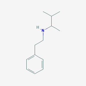 molecular formula C13H21N B433964 N-(1,2-dimethylpropyl)-N-(2-phenylethyl)amine CAS No. 160254-20-6