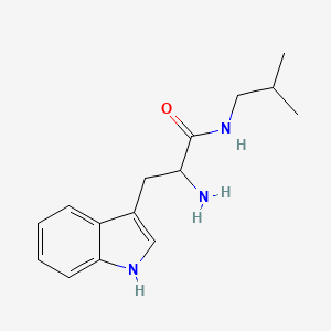 molecular formula C15H21N3O B4339964 N-(2-methylpropyl)tryptophanamide 