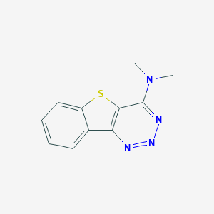 molecular formula C11H10N4S B433998 N,N-dimethyl-[1]benzothiolo[3,2-d]triazin-4-amine CAS No. 58374-99-5