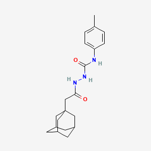 molecular formula C20H27N3O2 B4340000 2-(1-adamantylacetyl)-N-(4-methylphenyl)hydrazinecarboxamide 