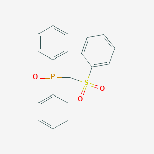 molecular formula C19H17O3PS B434001 Diphenyl((phenylsulfonyl)methyl)phosphine oxide CAS No. 94333-12-7