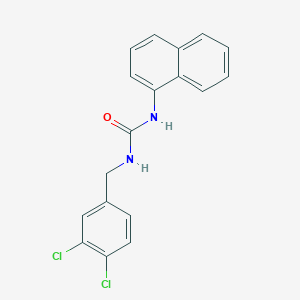 molecular formula C18H14Cl2N2O B4340057 1-(3,4-dichlorobenzyl)-3-naphthalen-1-ylurea CAS No. 65609-03-2