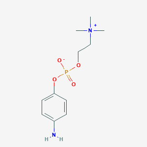 molecular formula C11H19N2O4P B043401 4-Aminophenylphosphorylcholine CAS No. 102185-28-4