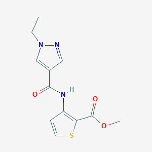 methyl 3-{[(1-ethyl-1H-pyrazol-4-yl)carbonyl]amino}-2-thiophenecarboxylate