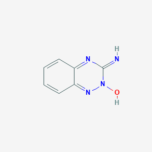 molecular formula C7H6N4O B434047 3-Amino-1,2,4-benzotriazine 2-oxide CAS No. 27238-43-3