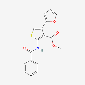 methyl 2-(benzoylamino)-4-(2-furyl)-3-thiophenecarboxylate