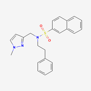 N-[(1-METHYL-1H-PYRAZOL-3-YL)METHYL]-N-PHENETHYL-2-NAPHTHALENESULFONAMIDE