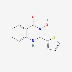 3-Hydroxy-2-thiophen-2-yl-1,2-dihydroquinazolin-4-one