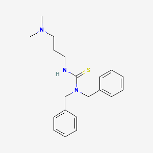 1,1-Dibenzyl-3-[3-(dimethylamino)propyl]thiourea