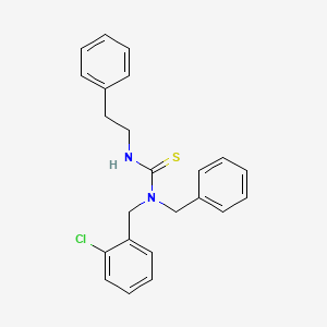 N-benzyl-N-(2-chlorobenzyl)-N'-(2-phenylethyl)thiourea