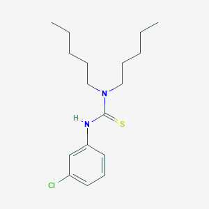 3-(3-Chlorophenyl)-1,1-dipentylthiourea