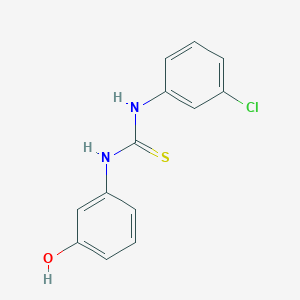 N-(3-chlorophenyl)-N'-(3-hydroxyphenyl)thiourea