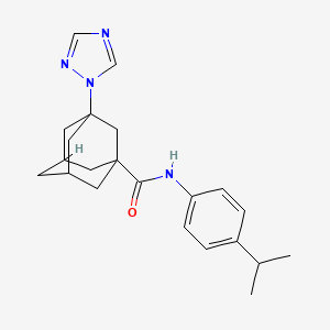 N~1~-(4-ISOPROPYLPHENYL)-3-(1H-1,2,4-TRIAZOL-1-YL)-1-ADAMANTANECARBOXAMIDE