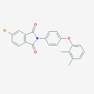 molecular formula C22H16BrNO3 B434110 5-溴-2-[4-(2,3-二甲基苯氧基)苯基]-1H-异吲哚-1,3(2H)-二酮 CAS No. 301354-01-8