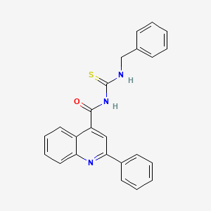 N-BENZYL-N'-[(2-PHENYL-4-QUINOLYL)CARBONYL]THIOUREA