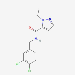 N-(3,4-dichlorobenzyl)-1-ethyl-1H-pyrazole-5-carboxamide