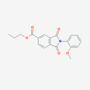 propyl 2-(2-methoxyphenyl)-1,3-dioxo-2,3-dihydro-1H-isoindole-5-carboxylate