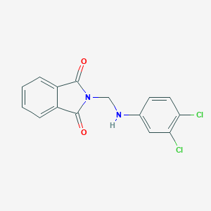 molecular formula C15H10Cl2N2O2 B434158 2-{[(3,4-dichlorophenyl)amino]methyl}-1H-isoindole-1,3(2H)-dione CAS No. 293766-12-8