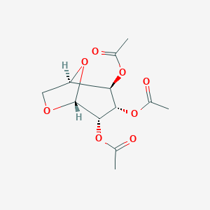 molecular formula C₁₂H₁₆O₈ B043418 Triacetyllevoglucosan CAS No. 13242-55-2
