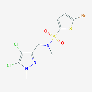 5-bromo-N-[(4,5-dichloro-1-methyl-1H-pyrazol-3-yl)methyl]-N-methyl-2-thiophenesulfonamide