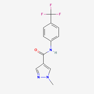 1-methyl-N-[4-(trifluoromethyl)phenyl]-1H-pyrazole-4-carboxamide