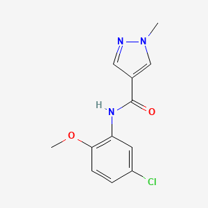 N-(5-chloro-2-methoxyphenyl)-1-methyl-1H-pyrazole-4-carboxamide