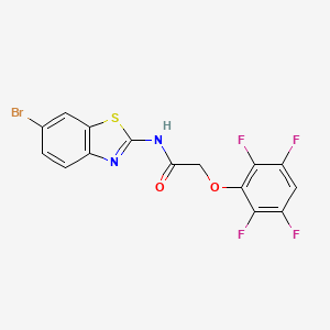 N~1~-(6-BROMO-1,3-BENZOTHIAZOL-2-YL)-2-(2,3,5,6-TETRAFLUOROPHENOXY)ACETAMIDE