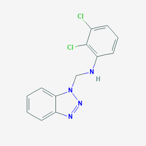 molecular formula C13H10Cl2N4 B434191 Benzotriazol-1-ylmethyl-(2,3-dichloro-phenyl)-amine CAS No. 351993-88-9