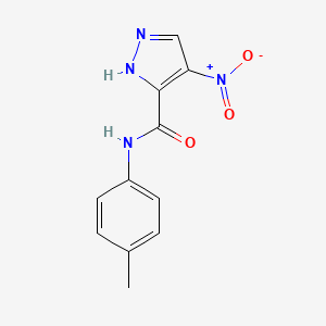 N~3~-(4-METHYLPHENYL)-4-NITRO-1H-PYRAZOLE-3-CARBOXAMIDE