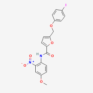 5-[(4-IODOPHENOXY)METHYL]-N~2~-(4-METHOXY-2-NITROPHENYL)-2-FURAMIDE