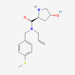 (4R)-N-allyl-4-hydroxy-N-[4-(methylthio)benzyl]-L-prolinamide hydrochloride