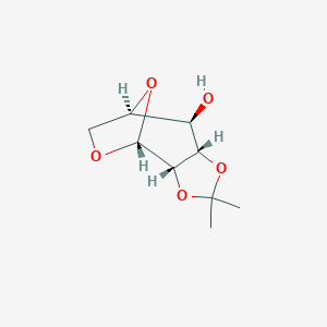 molecular formula C9H14O5 B043422 1,6-脱水-2,3-O-异丙基-β-D-甘露吡喃糖 CAS No. 14440-51-8