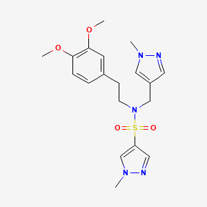 N~4~-(3,4-DIMETHOXYPHENETHYL)-1-METHYL-N~4~-[(1-METHYL-1H-PYRAZOL-4-YL)METHYL]-1H-PYRAZOLE-4-SULFONAMIDE