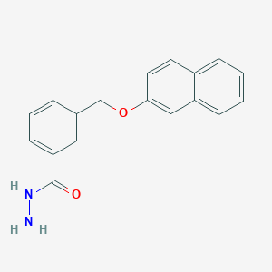 3-[(2-naphthyloxy)methyl]benzohydrazide